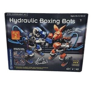 Thames Kosmos Hydraulic Boxing Bots STEM Experiment Kit New